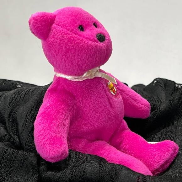 TY Vintage Beanie Babies Burger the Bear McDonald's Teenie Beanie Babies 2004 - Picture 6 of 15